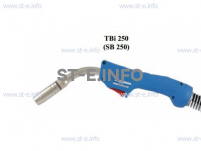 Горелка для полуавтоматической сварки TBi 250-blue-ESG, длина 3 метра - st-e.info - Орск