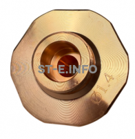 Сопло шестигранное для лазерной резки д.0,8мм арт. BD32-15-08-S - st-e.info - Орск