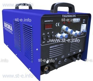 Универсальная установка аргонно-дуговой сварки BRIMA TIG 250 (220) ac/dc - st-e.info - Орск
