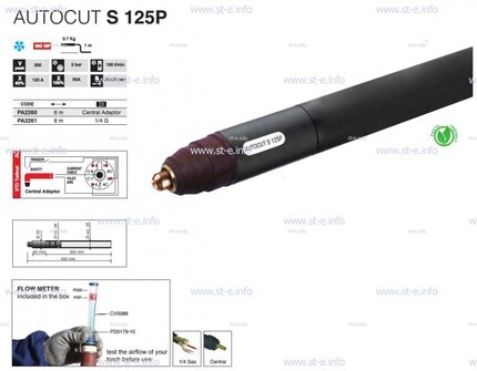 Голова плазмотрона для механизированной резки AUTOCUT S 125 P - st-e.info - Орск