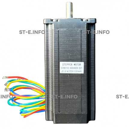 Двухфазный шаговый двигатель 57HS112-4004А08-D21 вал 8,0 мм - st-e.info - Орск