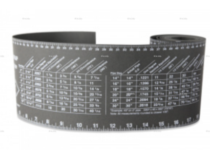 Лента для разметки труб 128mm*2500mm - st-e.info - Орск